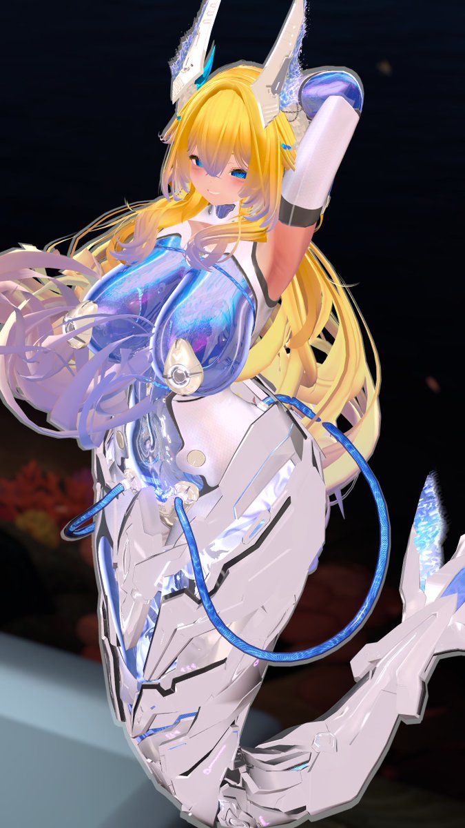 yuzushiro_07's tweet photo. メカルルルルルネになった https://t.co/y9BPOegJ7y