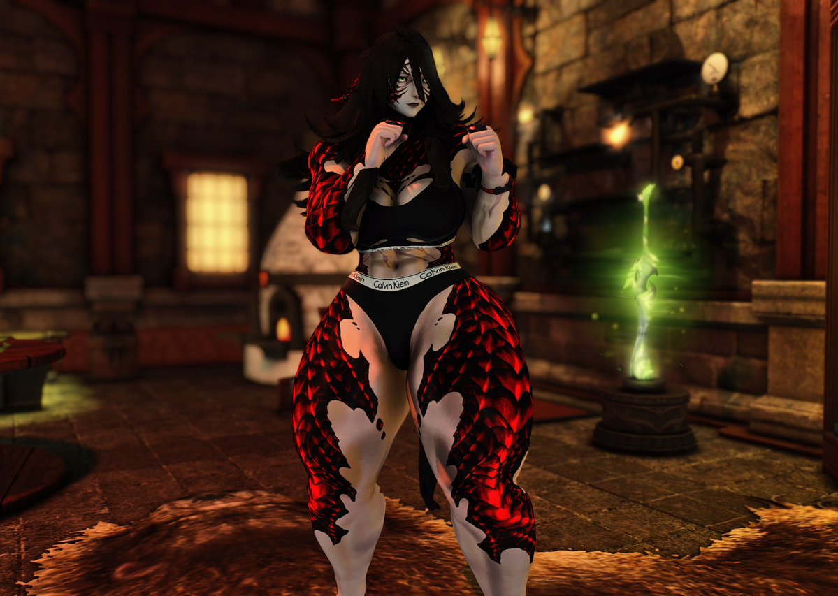 Cerys_Est's tweet photo. Messy thing. Woke up. And already wants to train. 

#Au_Ra #GPOSER https://t.co/mDJF3TaNbK