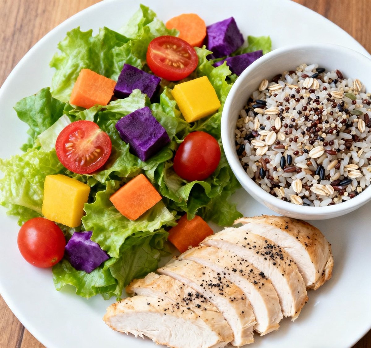lisa76019824's tweet photo. Today’s quick fat-loss win: 150g grilled chicken breast + 200g roasted broccoli + 50g quinoa! Low calorie, high protein, keeps you full till dinner https://t.co/UXi4wAk5Ee