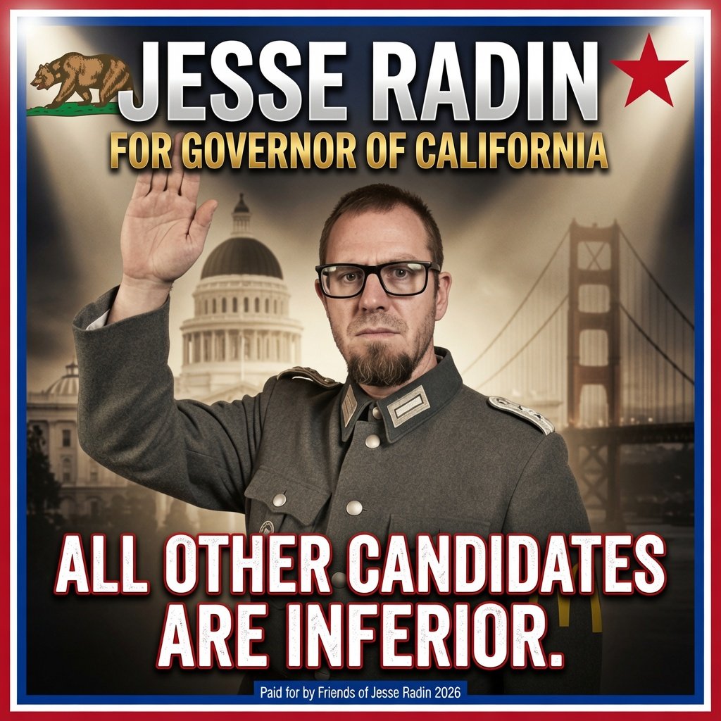 MrBurgAIrs's tweet photo. Does @JesseRahdeen have your vote? #RadinForCA https://t.co/RAVO0sX2uB