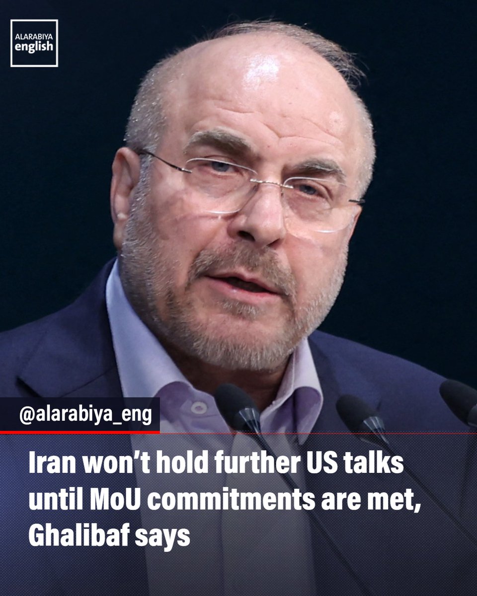 Irans chief negotiator Mohammad Bagher Ghalibaf tells state TV that Tehr