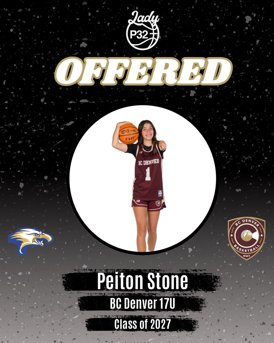 BCDenver_WBB's tweet photo. Congrats to 2027 Peiton Stone on her offer from Kansas Christian College! We are proud of you! #BCDfam https://t.co/fs9Nxx8Bom