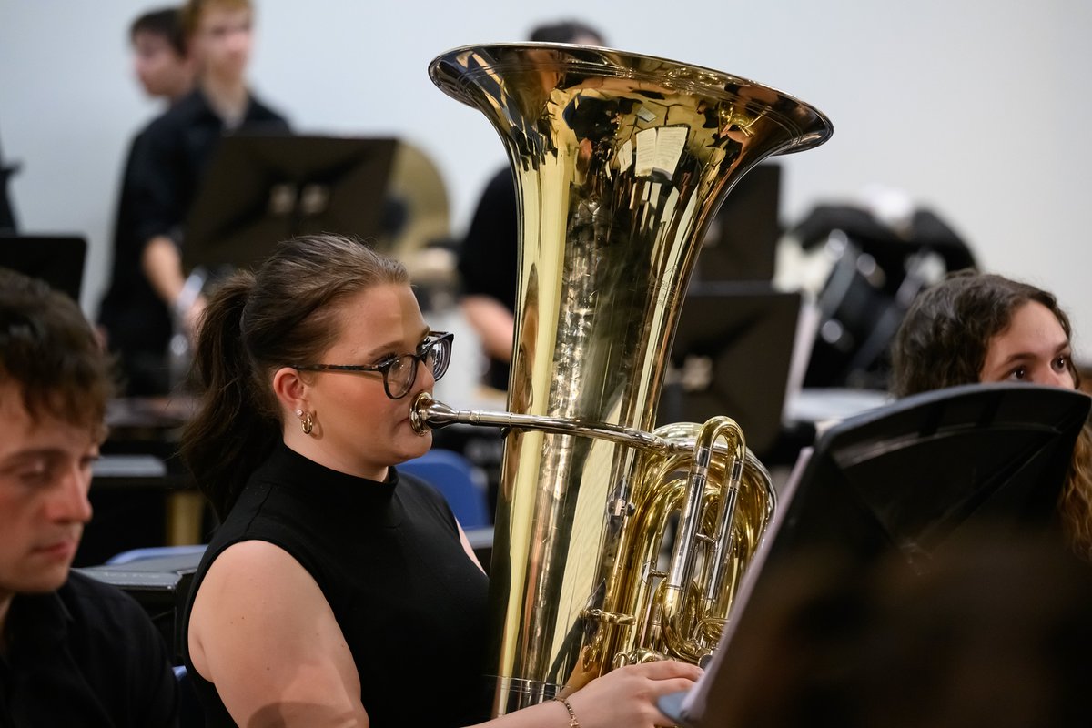 PittBand's tweet photo. There was a ton of great music to be had (including a world premiere of a composition by local composer Mark Surovchak), and also some delicious pizza during the meet and greet portion of the evening. https://t.co/qL7T9hVsnT