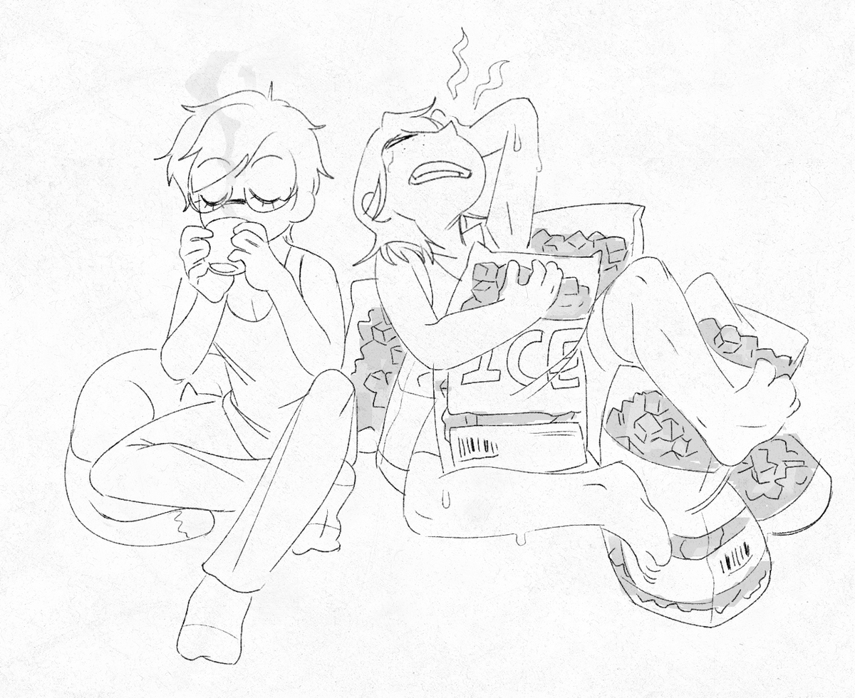 snnxnr's tweet photo. rq: ren and akechi during the heatwave https://t.co/gAxfoM9kyC