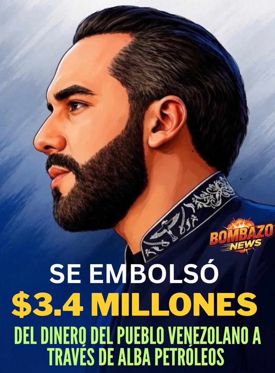 oskland10's tweet photo. 🇸🇻💥🇻🇪 | BOMBAZO: Nayib #Bukele se embolsó aproximadamente $3.4 millones de dólares del dinero del pueblo de Venezuela.

Después del terremoto en ese país, el dictador de #ElSalvador todavía no ha devuelto ni un centavo.

Si quieres conocer la historia de como el dinero de ALBA Petróleos llegó a los bolsillos del usurpador inconstitucional y sus allegados te lo detallado a continuación:

La cifra total que se inyectó directamente a Nayib Bukele, sus empresas familiares y su círculo político más cercano ronda $3,474,894, según los informes de auditoría de la FGR.

​$1.9 millones ($1,914,300) recibidos directamente a través de 12 cheques entre 2013 y 2014 para presuntas inversiones y la compra de terrenos en Nuevo Cuscatlán.

​$1 millón ($1,060,594) en concepto de "inversiones de capital" de Alba Petróleos en la empresa de televisión de la familia Bukele. Canal TVX, Starlight S.A. de C.V.

Cerca de $500,000 distribuidos en préstamos personales otorgados a personas de su extrema confianza que hoy ocupan altos cargos en su gobierno
