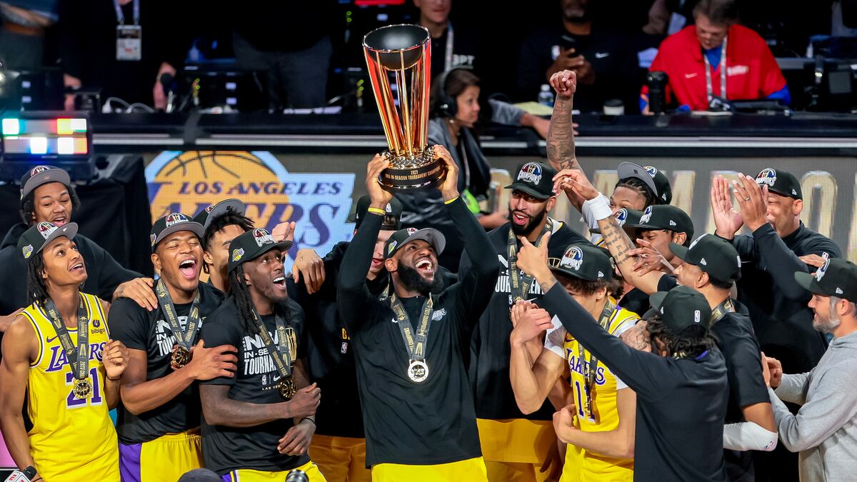 abemarquez3's tweet photo. How can you forget the inaugural in-season tournament championship- He got two banners up https://t.co/tHsl6RiPeU