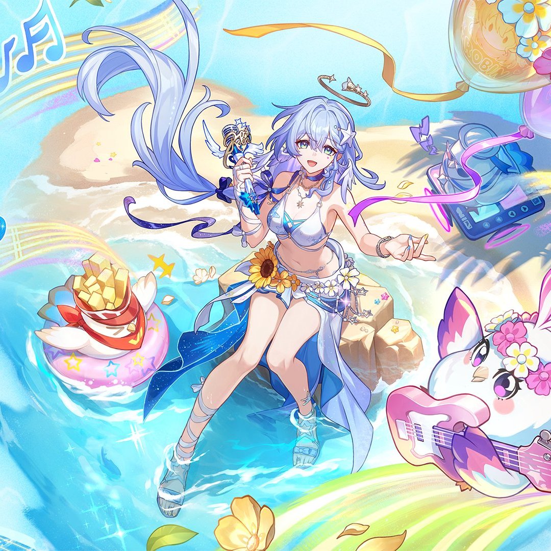 kinjoleef's tweet photo. you can call hoyo lazy by making so many SPs lately in HSR but at the end of the day, if it doesn't take away from the player experience, there's really not much to complain about. the new outfits are fun, they get entirely new kits, and they bring back popular characters https://t.co/owTWHQTBw7