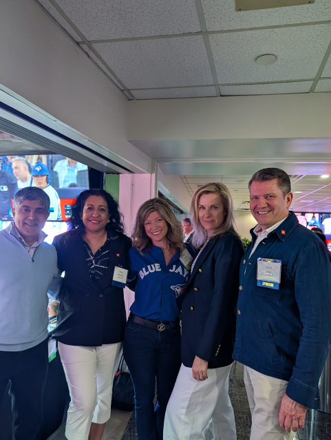 kkvasilopoulos's tweet photo. Last week we co-hosted a Toronto Blue Jays game with the FEI Toronto chapter was a great reminder that some of the most valuable business conversations happen outside formal meeting rooms. Events like these allow us to bring together leaders from across... https://t.co/KlqrgofwOL https://t.co/zNidoiQIpW