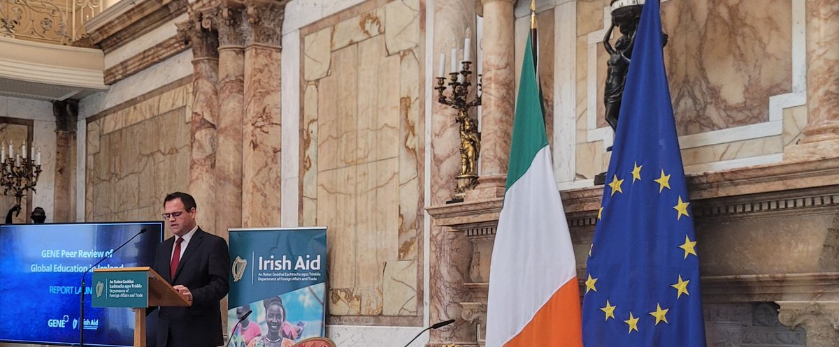 devperspectives's tweet photo. Attended the launch of the GENE peer review in Iveagh House today. It was good to hear Minister @nealerichmond talk about the importance and role of #GlobalCitizenshipEducation https://t.co/GP9VA6SHa7