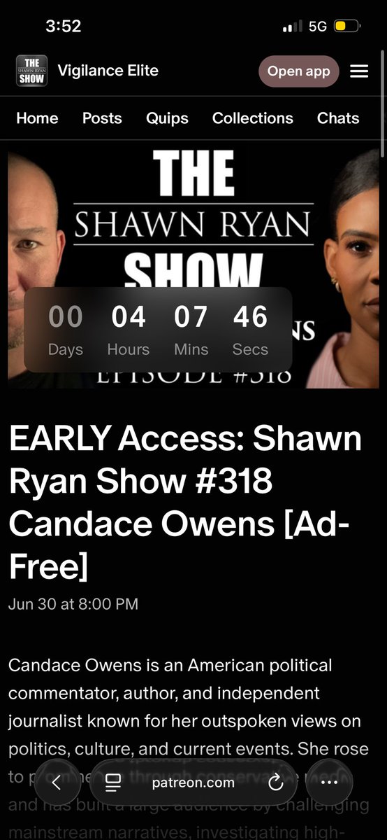 Dhtk_DHTK's tweet photo. 🔥TONIGHT 🔥
🔥 Let’s go 🔥 🔥!! @RealCandaceO @ShawnRyan762 what you all been waiting for !! You can only watch in vigilance elite PATREON ! it will not be on YouTube ! It’s 5$ to subscribe ! Don’t be cheap ! #gomax #seanryan #candaceowens ! https://t.co/l7T0QsgMuw