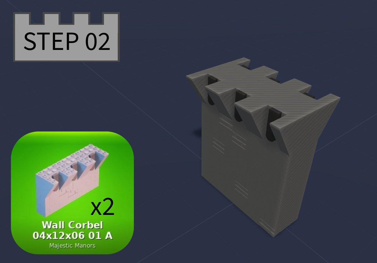 ppooooll1's tweet photo. I am making some building instructions for some castle walls in LEGO Fortnite Odyssey, this is part 1 of 3.

(Thread 🧵)

#LEGO #Fortnite #LEGOFortnite https://t.co/361eaqKrnB