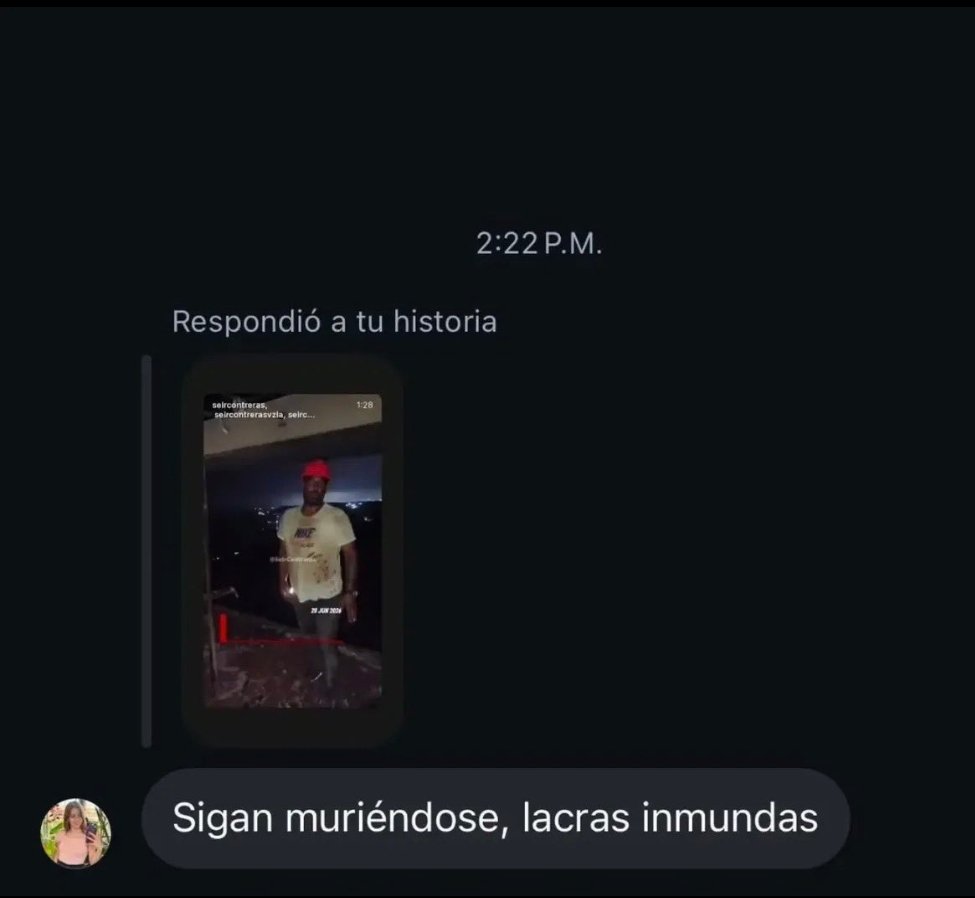 EngelBlequett's tweet photo. @Vicky_Moliterno Malparida, ni pidiendo disculpas te vas a a salvar de lo que dijiste de mi pueblo, pídele perdón a tu mamá por haberte parido, te voy a doxear todos los IP hasta que te tires al metro https://t.co/a4GlNWjWSC