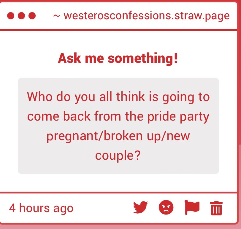 confesswesteros's tweet photo. Confession #43

DISCUSS! https://t.co/AqgJOFdFri