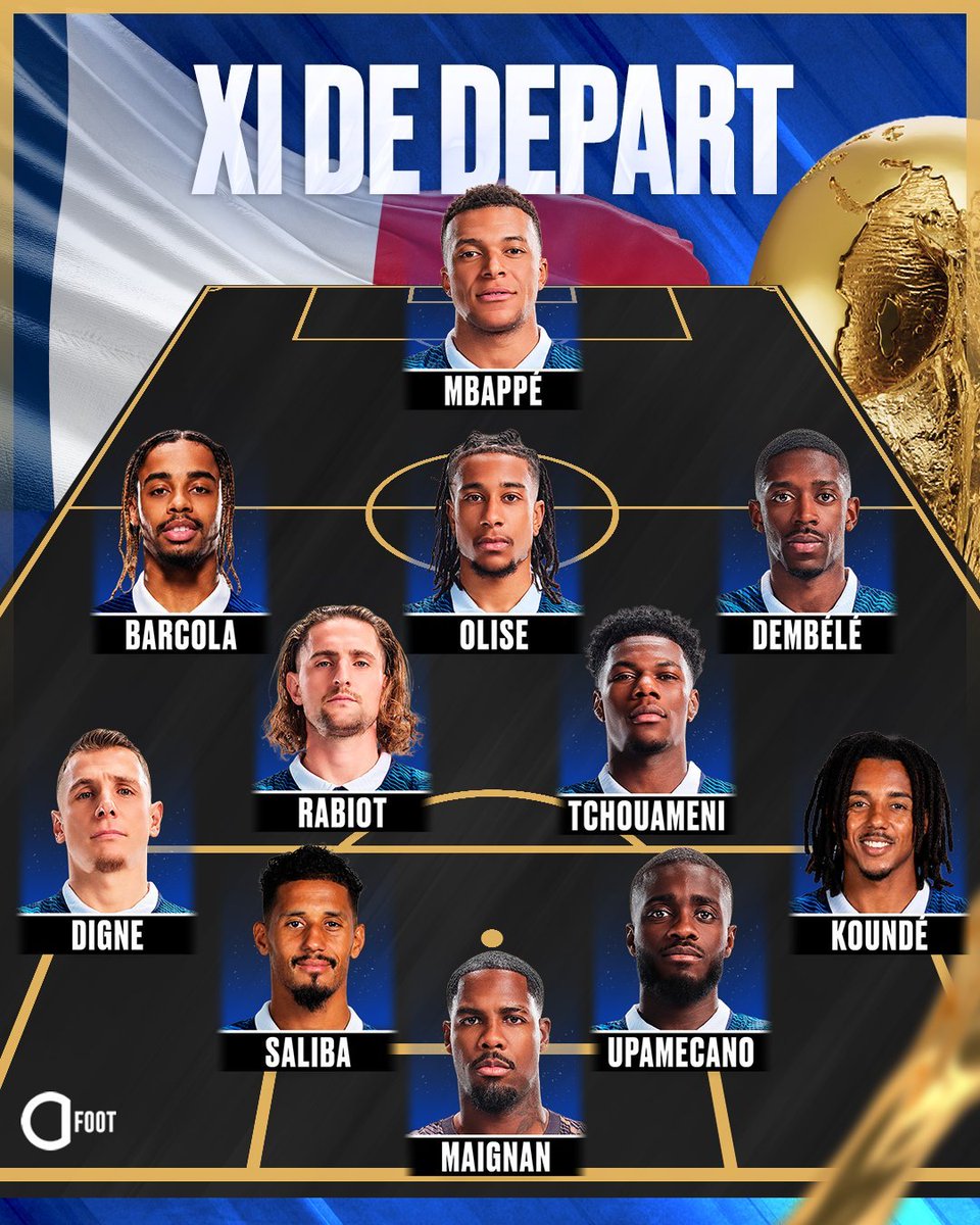 sport_jazirah's tweet photo. 📋 التشكيل الرسمي

🇫🇷 فرنسا 🆚 🇸🇪 السويد

🏆 كل شيء جاهز لانطلاق قمة أوروبية في دور الـ32 من كأس العالم 2026. https://t.co/PUyuUNhi6E