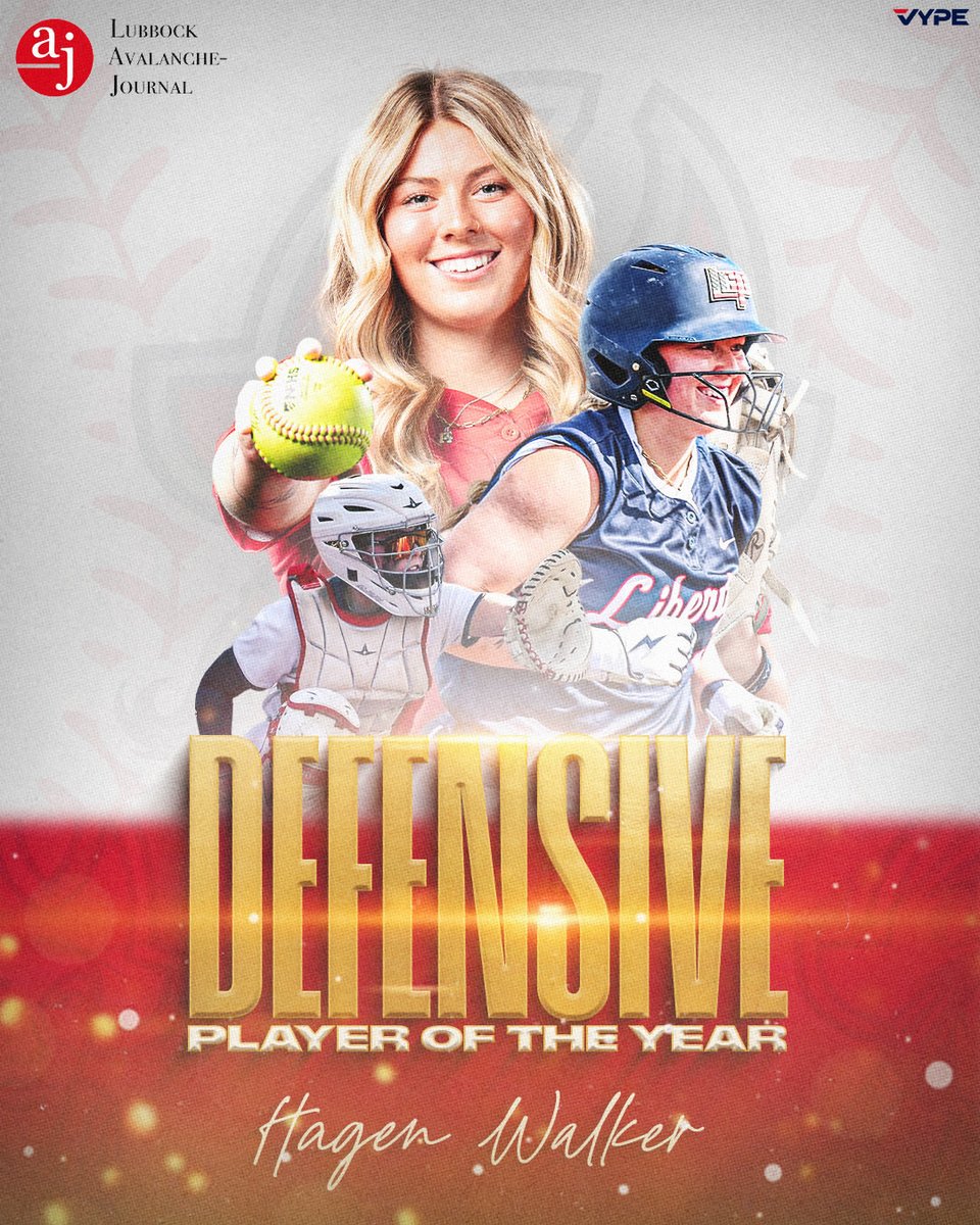 LibertySB_LCP's tweet photo. More awards rolling in! Hagen Walker is the Defensive Player of the Year, and Jacy McKown and Bailey Dunlap both received Honorable Mention for the 2026 Lubbock Avalanche-Journal Super Team. We are proud of our Patriots!⭐️
#TakePride https://t.co/4RBwc8XhVX