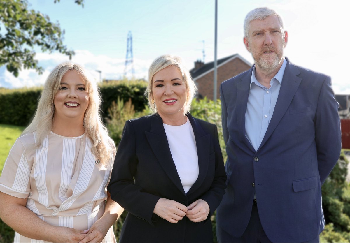 sinnfeinireland's tweet photo. Next May, you can elect two Sinn Féin MLAs in Upper Bann.

Catherine Nelson and our Finance Minister John O’Dowd champion Upper Bann every day, working hard for all our people and communities. 

With the support of progressive voters, John O’Dowd and Catherine Nelson can win!

Every vote will count in May 2027.

Sinn Féin can win two seats in Upper Bann. 

Let’s make it two!