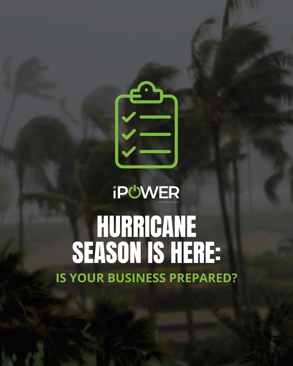 iPower_Tech's tweet photo. Preparing your business before a storm hits can make all the difference.

From protecting your data to minimizing downtime, we're here to help you stay ready for whatever comes next 🌪️💻 https://t.co/MKyS27p6rO