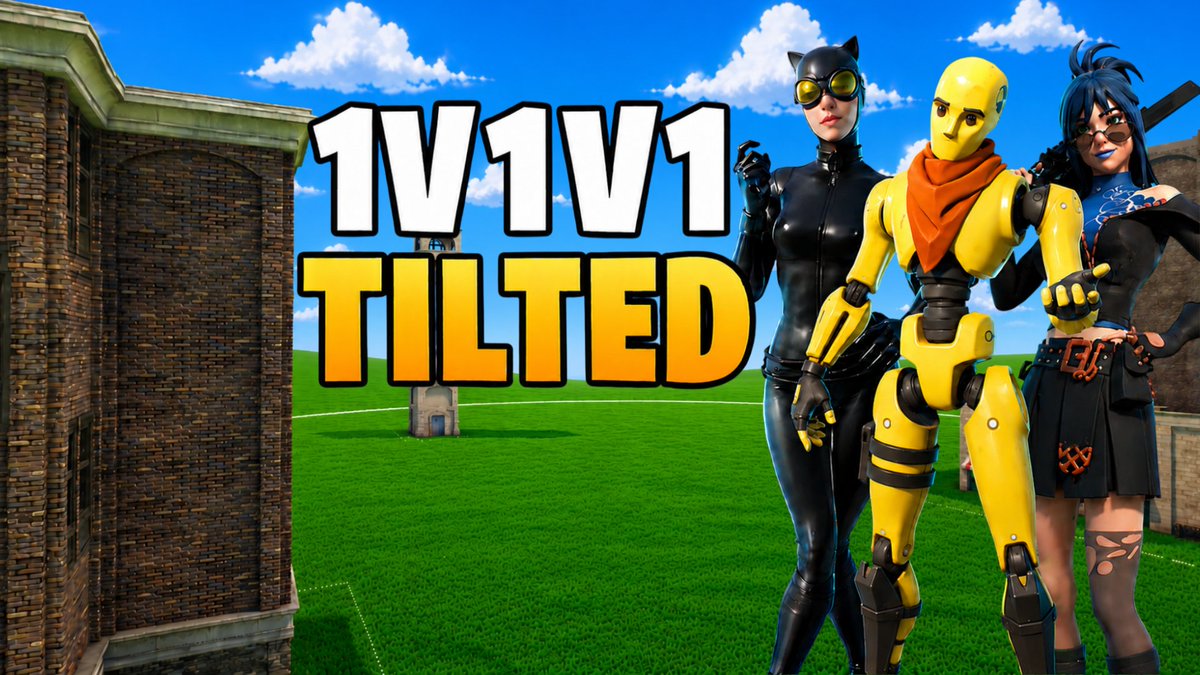 Swaxx_UEFN's tweet photo. new map UEFN 💡

- TILTED 1V1V1 SCRIMS تلتد تلتد
Face off against up to 12 players in 1v1s on a map inspired by Tilted Towers. Hone your building, aim, and mechanics in fast-paced, competitive scrims to improve with every match.

Map code : 8663-4065-7825 
#UEFN #FORTNITE https://t.co/usFEee9a2i