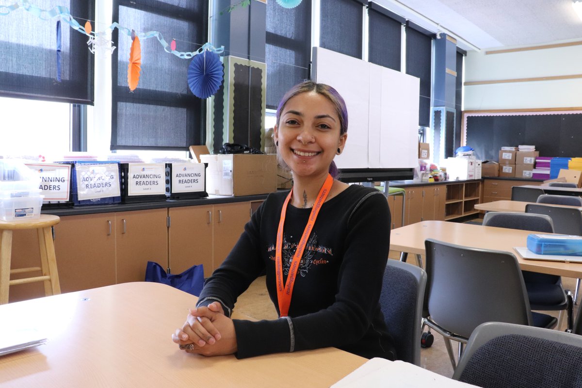 ReadingPartners's tweet photo. Meet Leilani! 💙 She spends part of her week tutoring at one of our reading centers. After first getting involved through a college course, she chose to come back—just because she loved it so much.

We’re so grateful to have you, Leilani!

#ReadingPartners #TutorStories #Tutoring https://t.co/Oi7L96qExA