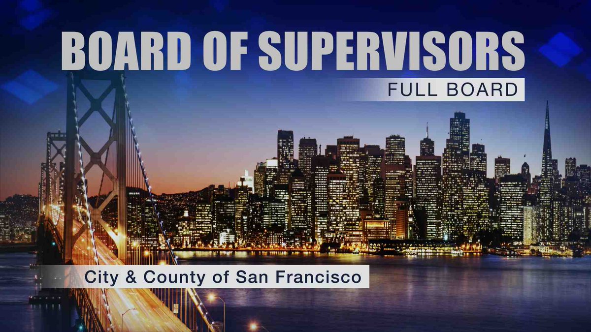 SFGovTV's tweet photo. Live at 2 pm on cable channel 28 is the Full Board of Supervisors meeting. Link to agenda here [URL] https://t.co/xLglz8sEE1.

Watch the livestream at [VIDEO] https://t.co/2cO0P1ixnn https://t.co/OKzqSPtjpb