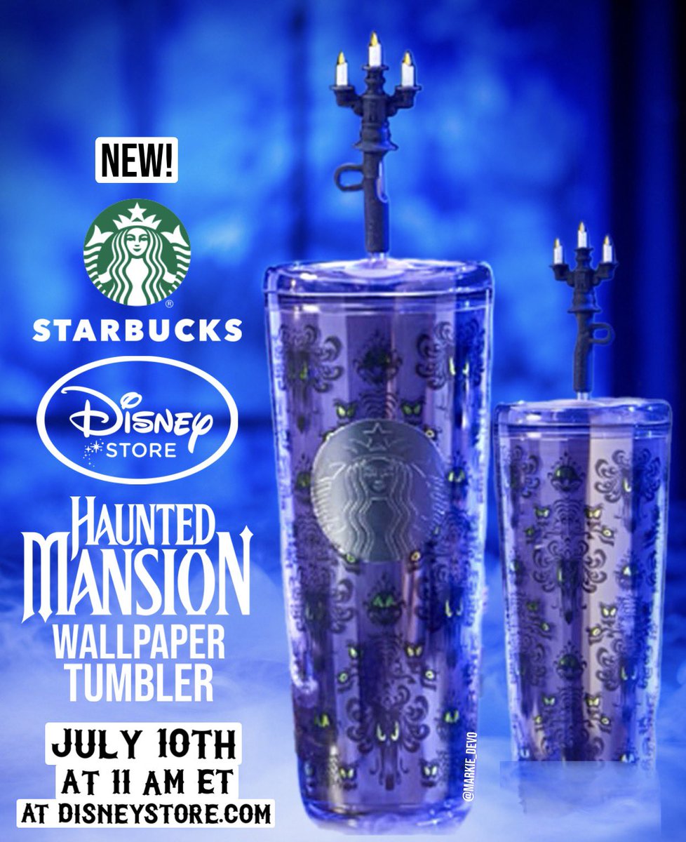 markie_devo's tweet photo. Love the 🐈‍⬛ eyes on this one!

New Starbucks x Disney Haunted Mansion Wallpaper Tumbler!

🗓️Drops on July 10th at 11 AM ET
📲At the https://t.co/I1n6gQEPcR 

(News/Image::Disney Store)

Thoughts👇🏻 https://t.co/r1IOJqU6h6
