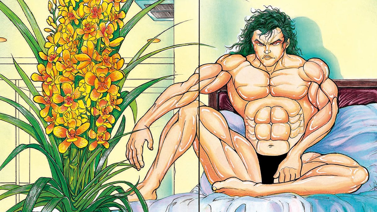 teambaki_en's tweet photo. Yujiro in color

#BAKI35th https://t.co/5ZgVuvXy3n