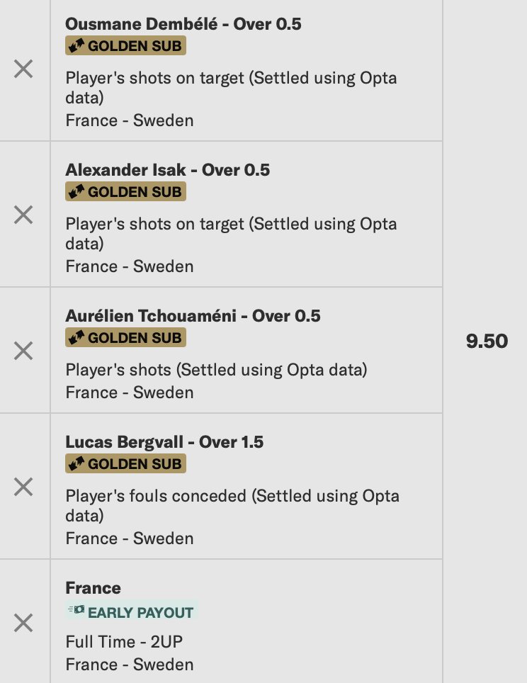 UnChicTip's tweet photo. 🇫🇷🇸🇪

🎯 Tchouameni 1 tri cadré @ 3,25

🛠 Bet Builder 🛠 https://t.co/Zm1EGv3jsZ