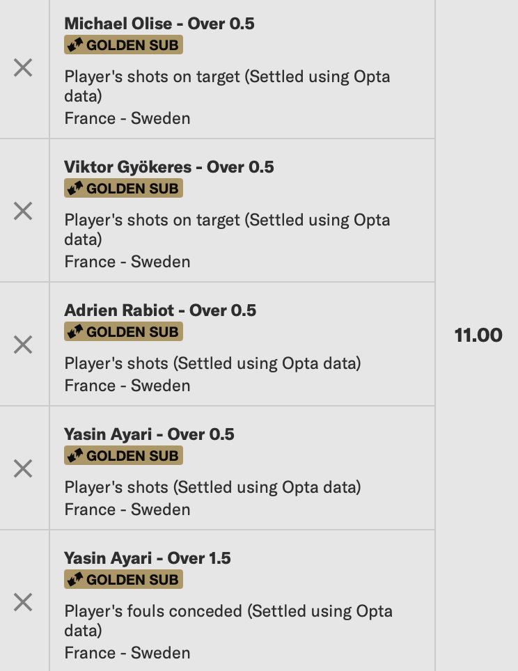 UnChicTip's tweet photo. 🇫🇷🇸🇪

🎯 Tchouameni 1 tri cadré @ 3,25

🛠 Bet Builder 🛠 https://t.co/Zm1EGv3jsZ