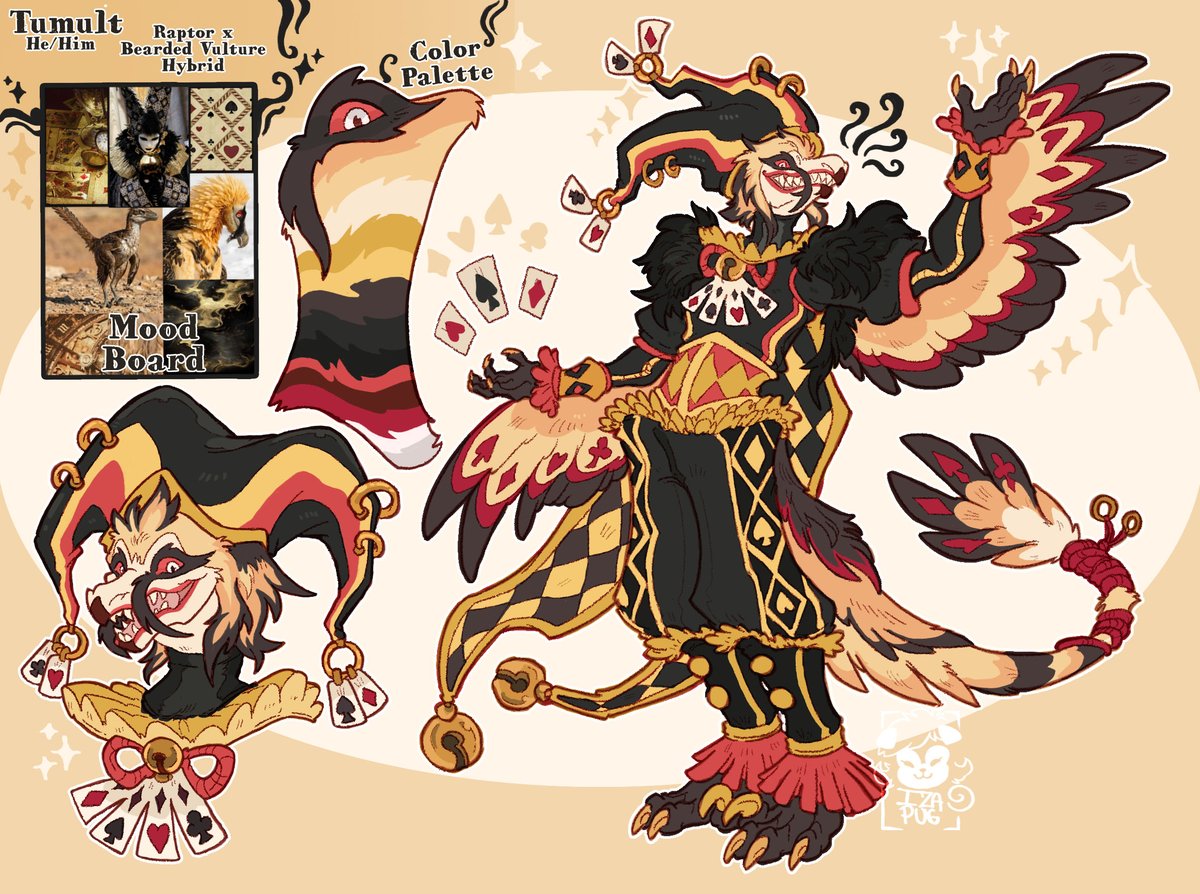 Izapug's tweet photo. ✨Jester Raptor x Bearded Vulture ✨ https://t.co/eJjRfYET4s