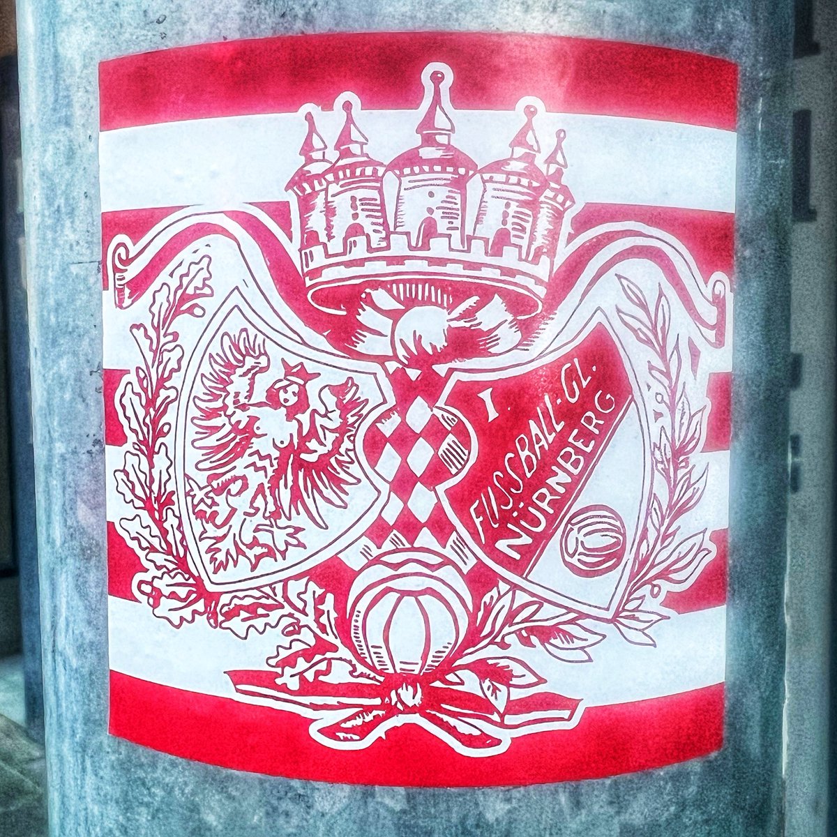 FCNSticker's tweet photo. I. Fussball-Gl. Nürnberg #fcnsticker #fcn https://t.co/gSvWNXkkUS