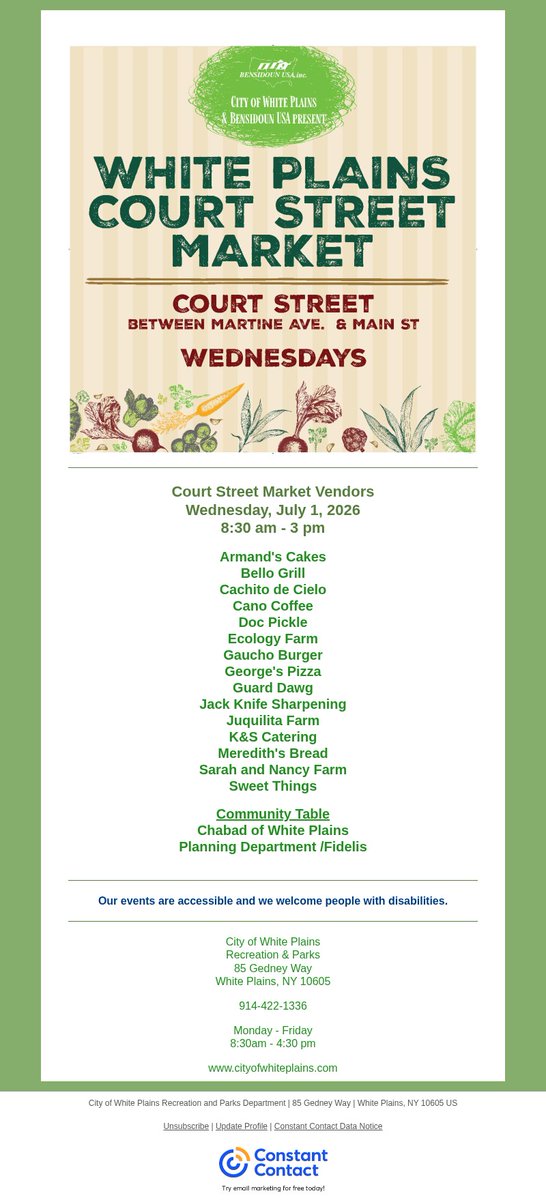 cityofwp's tweet photo. Court Street Market - tomorrow! https://t.co/D8jUYkW1O5