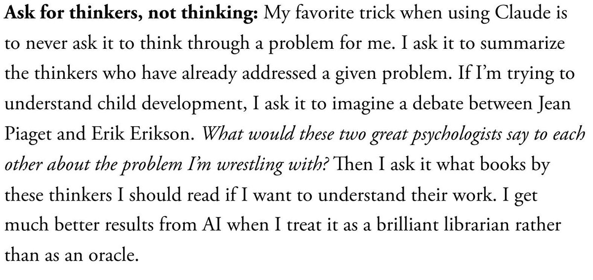 nxthompson's tweet photo. This is a good rule of thumb from @DavidBrooks224 about using AI without compromising your own sense judgment. 

https://t.co/uQmPidouJ1 https://t.co/ZolnTjWUyI