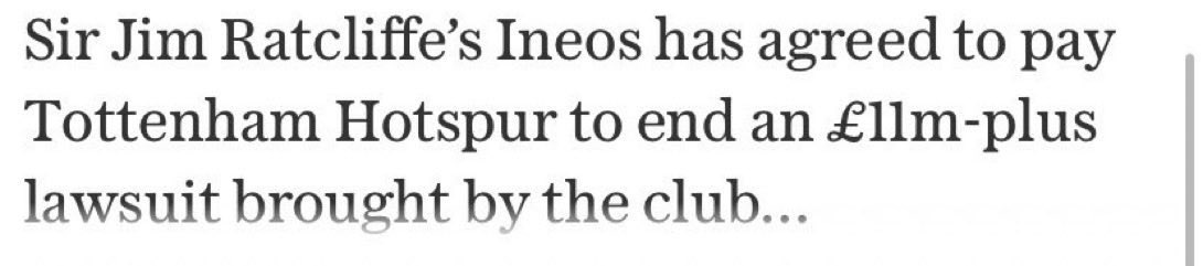 thfclukex's tweet photo. That extra 10m come in handy thanks United 

#thfc https://t.co/MPxywHZ7pD