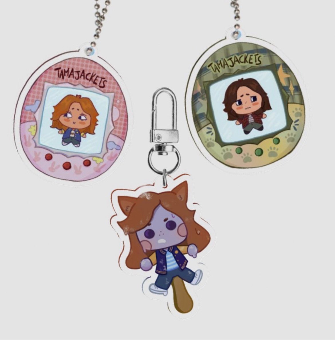yveapple's tweet photo. hey so i designed some yellowjackets keychains if anybody is interested :) https://t.co/UIATIlSsnx