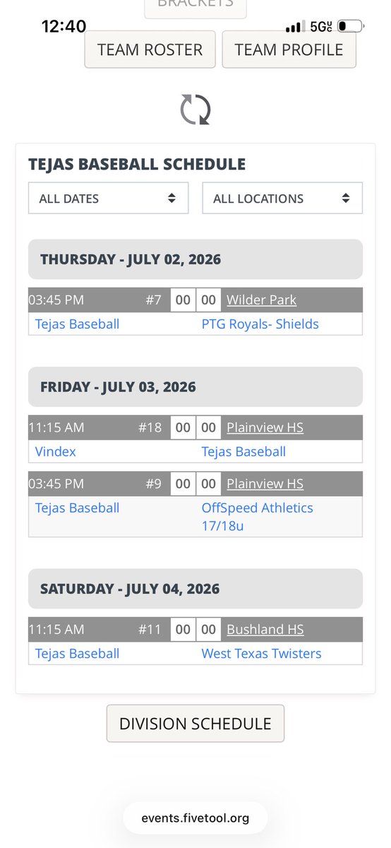 Jamiah_13's tweet photo. Excited to get back on the field this weekend. 
Here’s my schedule ready for the 4 games. 
Tejas Baseball 

#uncommitted 
#ClassOf2027
@FiveToolTexas https://t.co/6ScfLhL9Ri