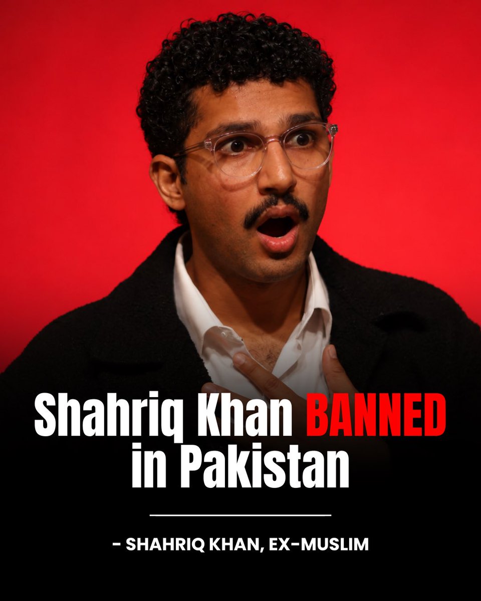 RealShahriqKhan's tweet photo. I AM BANNED IN PAKISTAN FOR SHARING THE LOVE OF CHRIST. https://t.co/y9t9JF556l