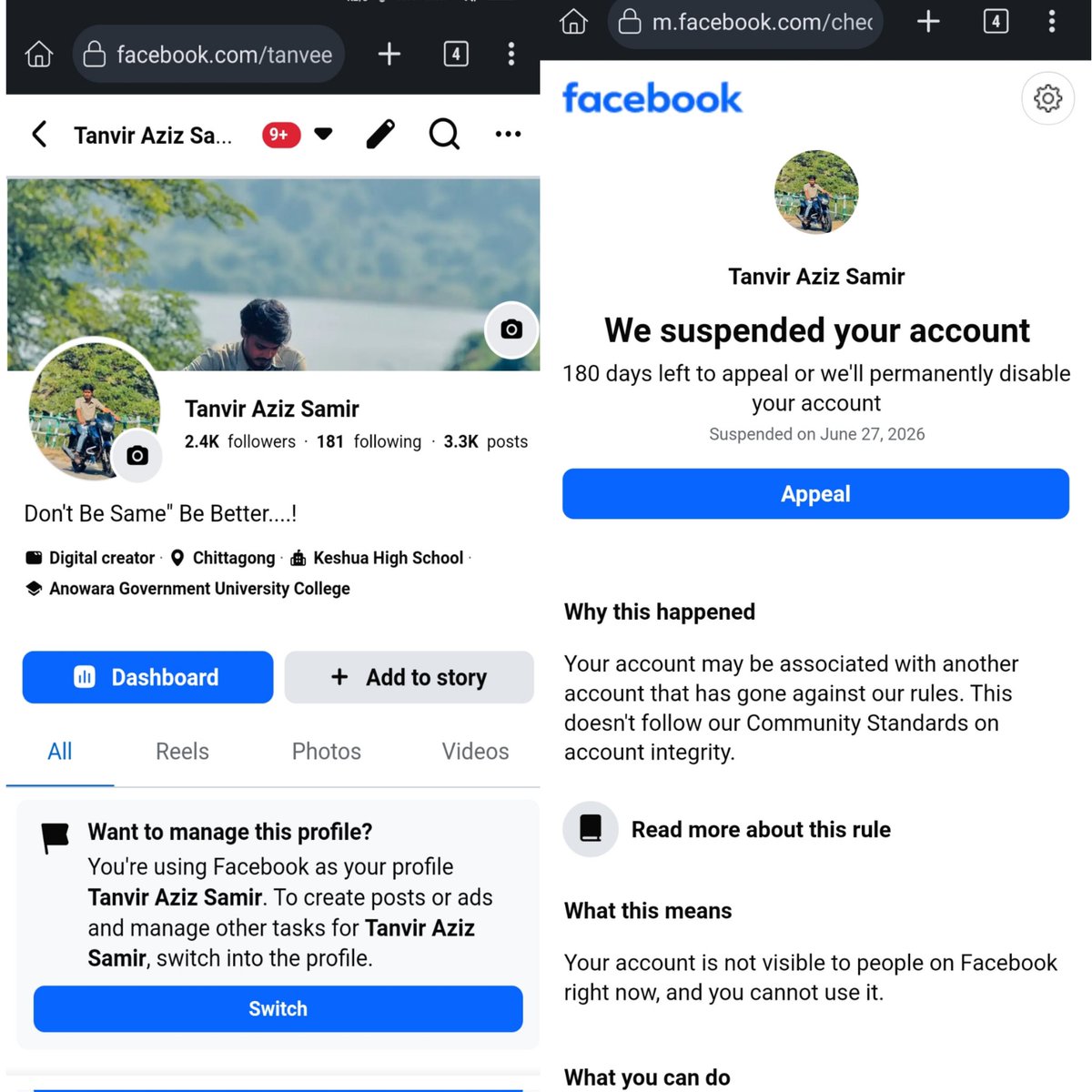 Jabarhossanemon's tweet photo. Facebook Suspended Account Recovery Successfully by FortiSafe IT LTD ✅
📩 DM us now for quick support and smooth assistance. Our team is always by your side.
#FortiSafeITLTD #FacebookSupport #FacebookSuspendedAccount #AccountRecovery #SocialMediaSecurity https://t.co/IDy0Lzebf5