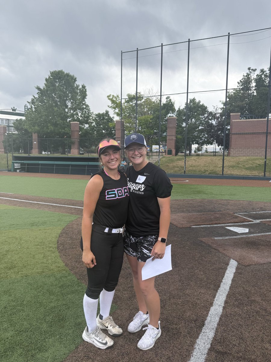 Mo_C27's tweet photo. Had an amazing time at the @ccu_softball Prospect camp!! Thanks Coach Kenzie and Coach Ari for putting it on!! Love hearing all the great things happening at CCU!! https://t.co/GnCOb51cc8