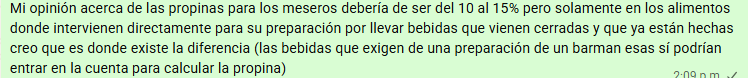 micksiete6's tweet photo. @cositamosha_fan entendemos su situación, pero los dueños de los restaurantes deberian de su utilidad que en muchos casos es arriba del 50% dedicar un pequeño porcentaje por ventas, al final los meseros y cocineros son vendedores y asi alivianar a sus trabajadores tipo bono de productividad https://t.co/T0CkvIVdPj