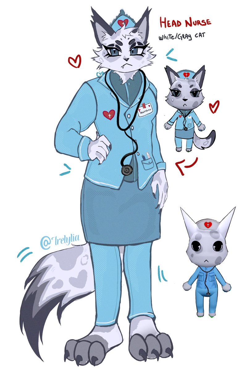 Irelylia's tweet photo. Head Nurse in my style!! 

#animalhospital #animalhospitalroblox https://t.co/w9sH4DHP6E