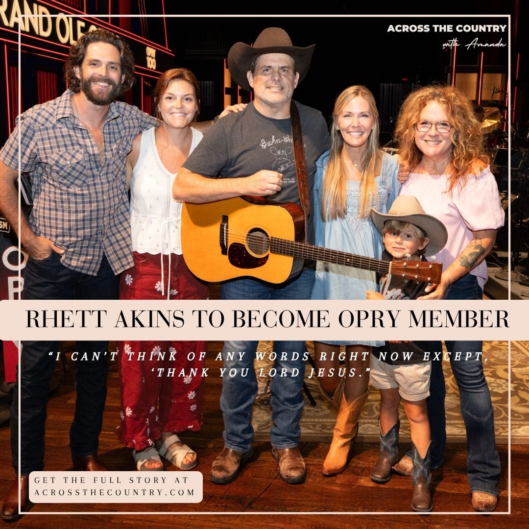 OnAirWithAmanda's tweet photo. Rhett Akins was invited to become a member of the @opry, and the moment left him nearly speechless.

“All I do everyday is write words and I can’t think of any words right now except, ‘Thank you Lord Jesus.’”

Read more about his Opry surprise here: https://t.co/ksbdp9WWqJ https://t.co/Etw7mEd19N