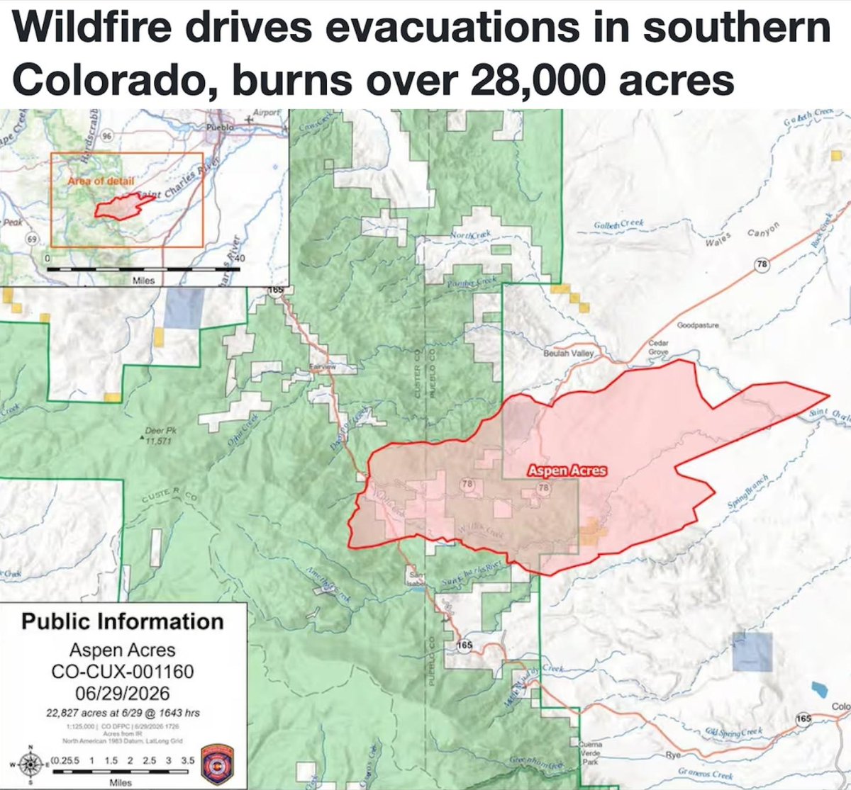 killinforco's tweet photo. I'm thinking of everyone impacted by the Aspen Acres fire and our firefighters working to contain it. As wildfires and other extreme weather become more common, we must work to combat climate change and protect vulnerable communities through common-sense and fact-based policies. https://t.co/G317DFR62D