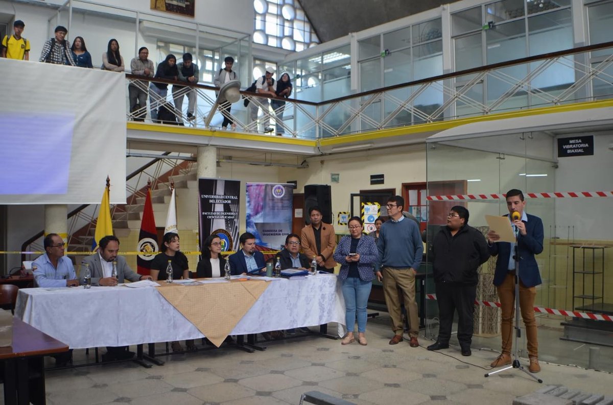 fingca_uce's tweet photo. Se desarrolló con éxito el Concurso de Puentes de Papel de la Carrera de Ingeniería Civil!
Felicitamos a las ganadoras 
 Myriam Uchubanda, Alison Tipas, Mayra Yanchaguano.
Una jornada donde la creatividad, el trabajo en equipo y la ingeniería demostraron su resistencia. 👏 https://t.co/4v9wNd93ly