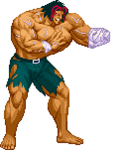 UmiThePenguin's tweet photo. Wyler in Art of Fighting 3 R https://t.co/lhFvfWROKt