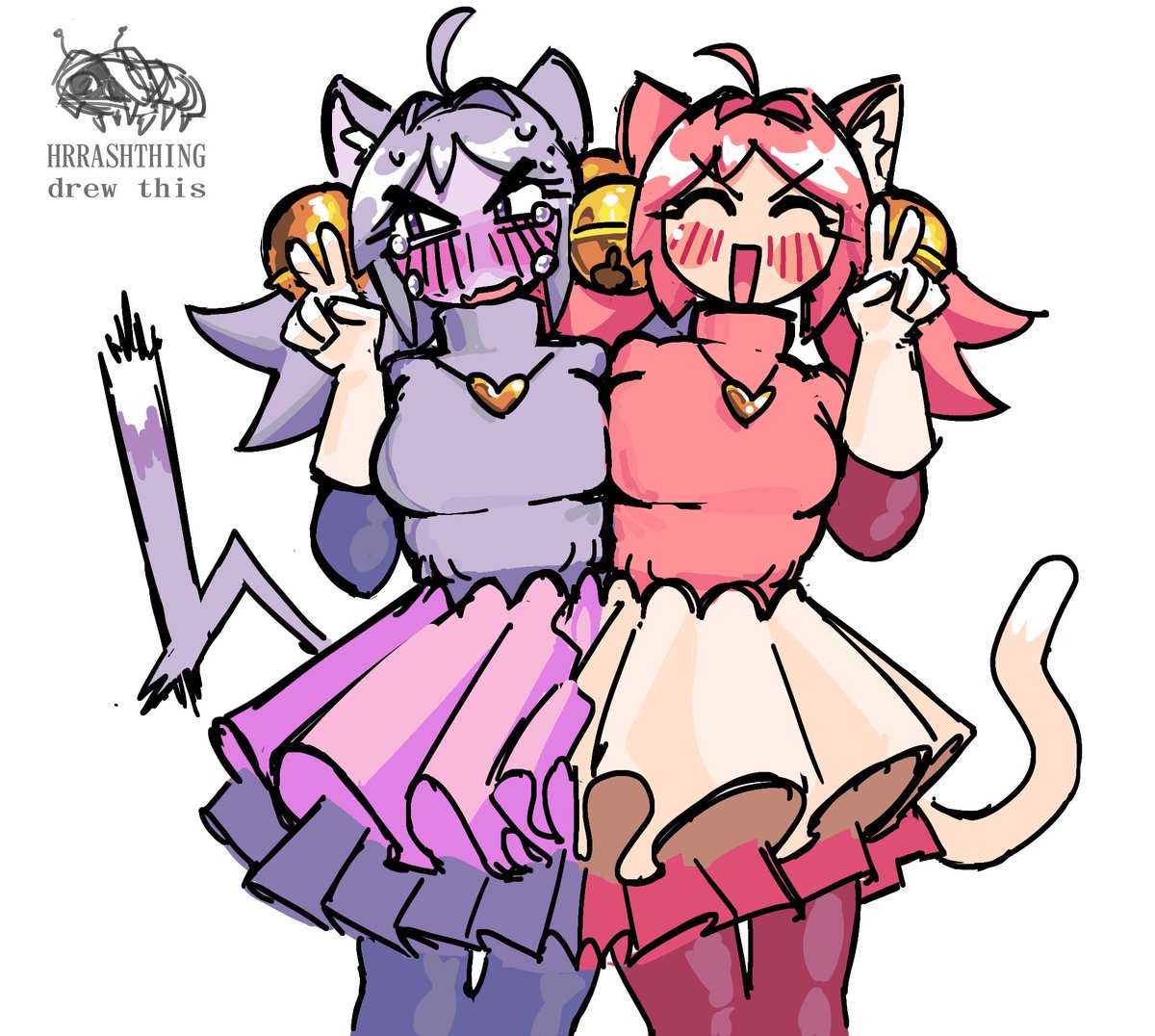 HRRASHTHING's tweet photo. i jsut had a horrifying future vision a few weeks to months from now where pink deltarune becomes a discourse magnet n its bleak and miserable n im getting my mewmew enjoyment before this happens #deltaspoilers https://t.co/c4SGQptx4u