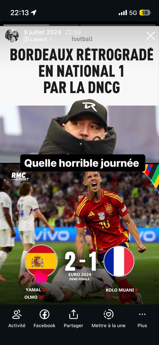 legrandquizfoot's tweet photo. En 2024 quand Bordeaux s’est fait reléguer par la DNCG, la France était éliminée de sa compétition… attention à la coupe du monde @FFF @girondins https://t.co/1t4tTkexkV