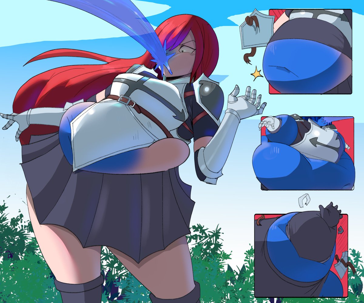 NuumaticDA's tweet photo. More like Erza Violet amirite??? (or just Scarlet if you'd prefer)
May's poll winner https://t.co/d0JixxcoaM