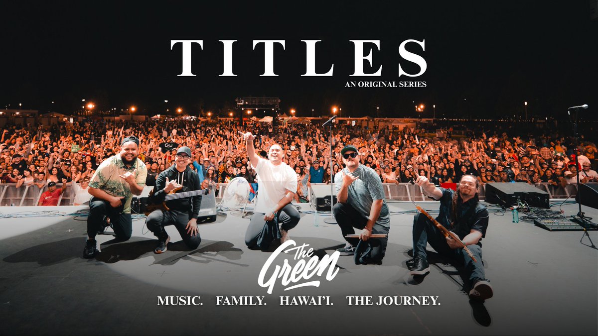 TheGreen808's tweet photo. Join us for a behind the scenes look at the making of Titles, our new album dropping July 17! 

Mahalo to KHON2 for their amazing partnership to put the TITLES series on their KHON+ streaming app now through August 10. Episode 1 out now! https://t.co/roGHyOVsmU