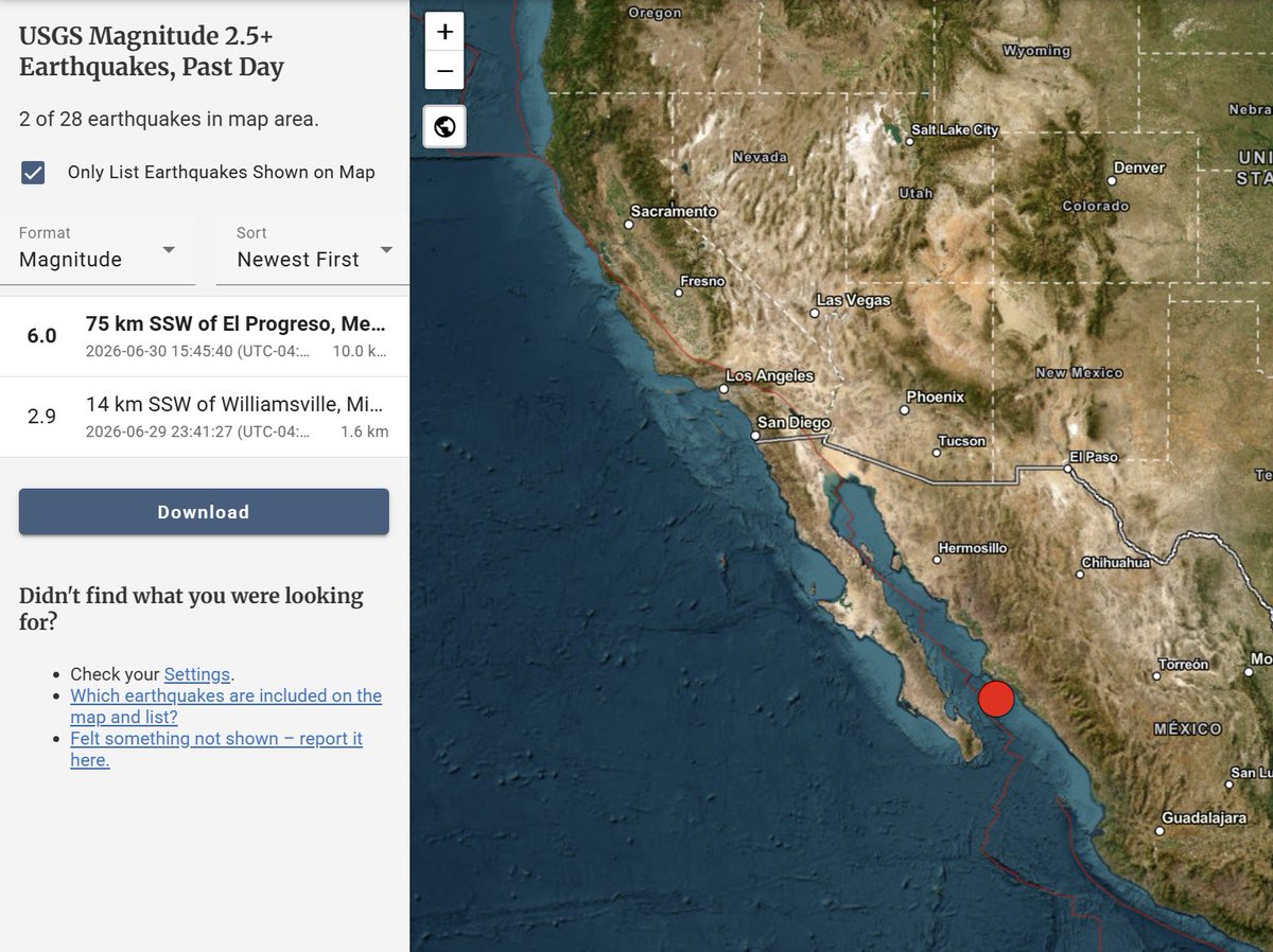 StefanBurnsGeo's tweet photo. BREAKING: A magnitude 6.0 strike-slip earthquake has struck the Gulf of California, Mexico along the Pacific-North American Plate Boundary. This follows after the M7.2 &amp; M7.5 doublet to the south in Venezuela and the M5.6 to the north in California near Willits. It's coming... https://t.co/CUoOZgBtAz