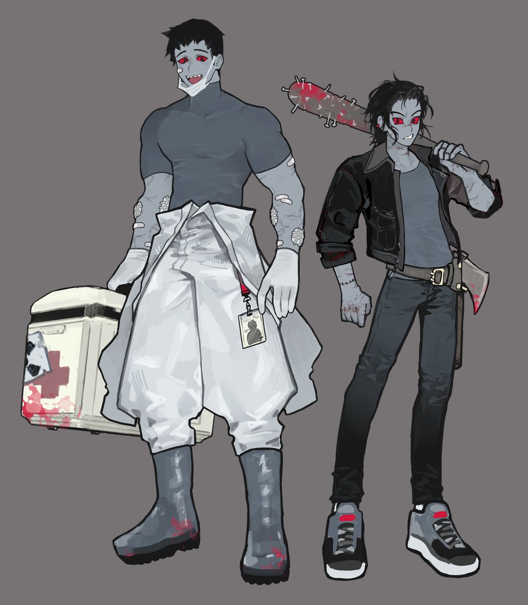 profSugoi's tweet photo. Height comparison! (Stein only looks short when standing next to Frankie) https://t.co/P7xe0i7SfA